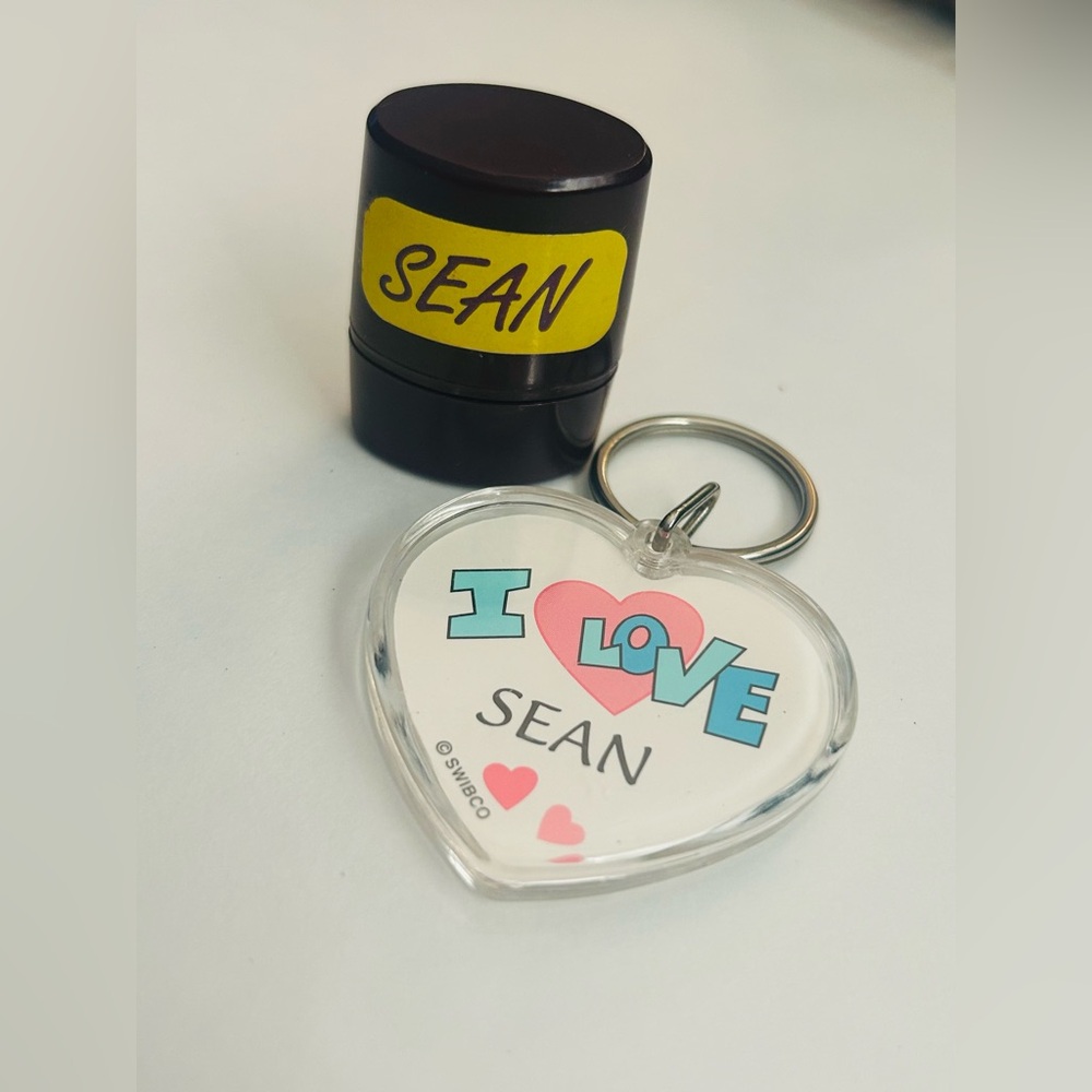 “Sean” Stamp & Keychain